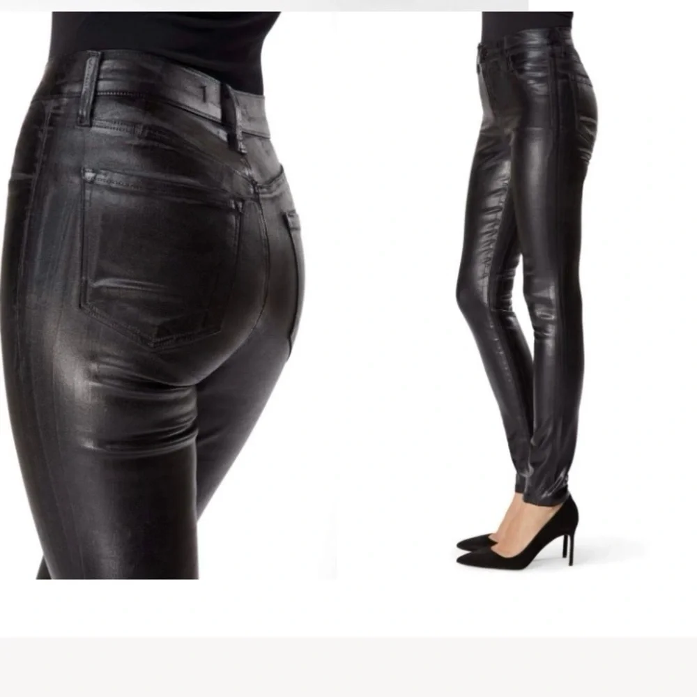 J Brand Maria High Rise Skinny Jeans in Galactic Black size 29